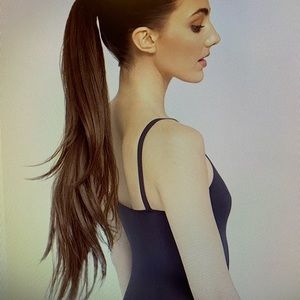 PrettyParty Ruby Ponytail Wire DarkBrown 30”Genius